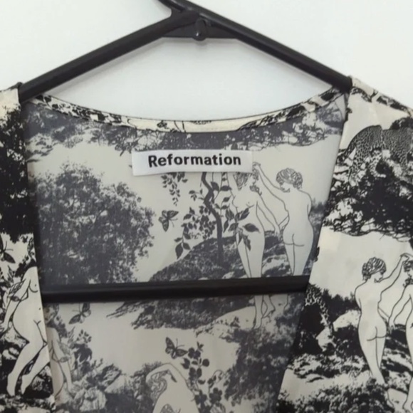 RARE Reformation Elysian Merrick Silk Maxi Wrap Dress - Picture 2 of 3